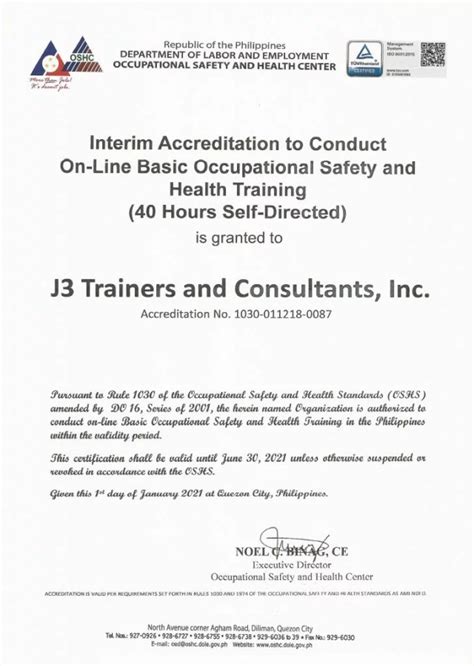 J3 Trainers and Consultants Inc .